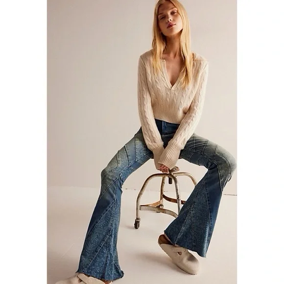 We The Free Mermaid Flare Jeans